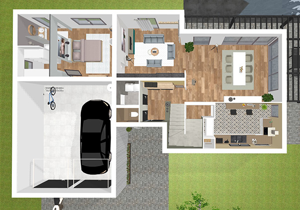 Plan cuisine 3d en ligne