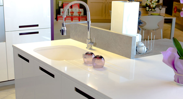 Plan travail cuisine quartz