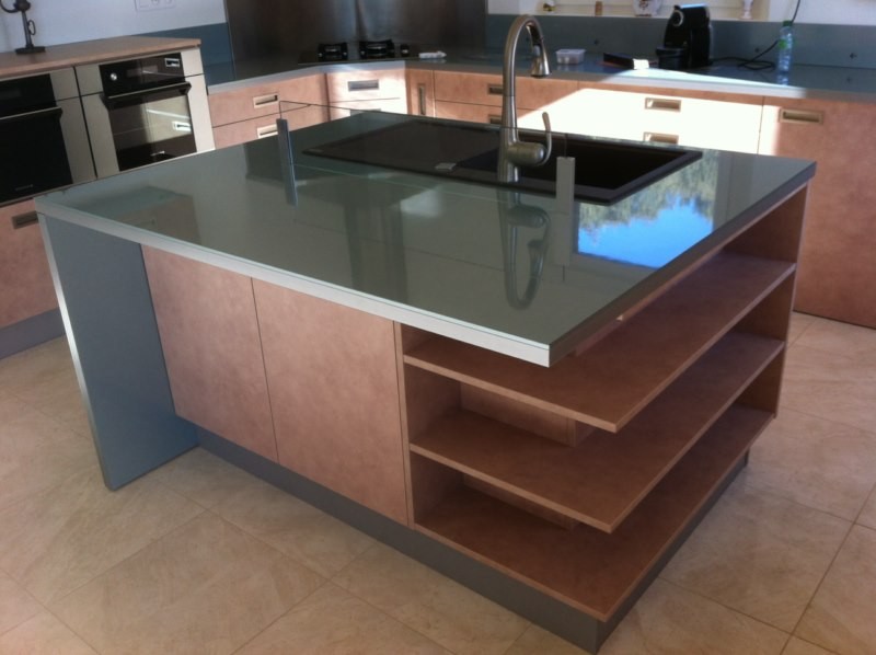 Plan de travail cuisine central