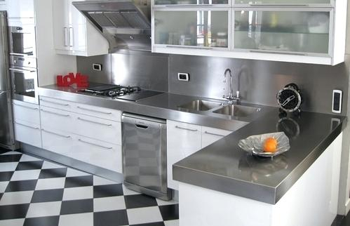 Plan de travail cuisine inox pas cher