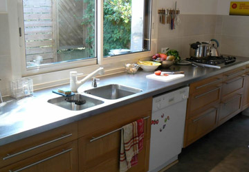 Plan de travail inox pour cuisine