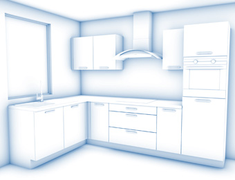 Plan pour cuisine équipée