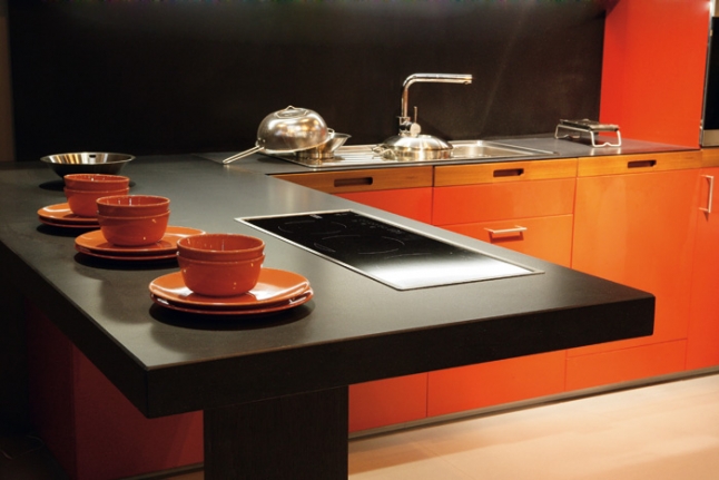 Plan de travail cuisine sur mesure en granit