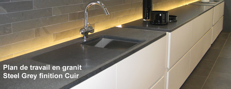 Plan de travail cuisine granit bretagne