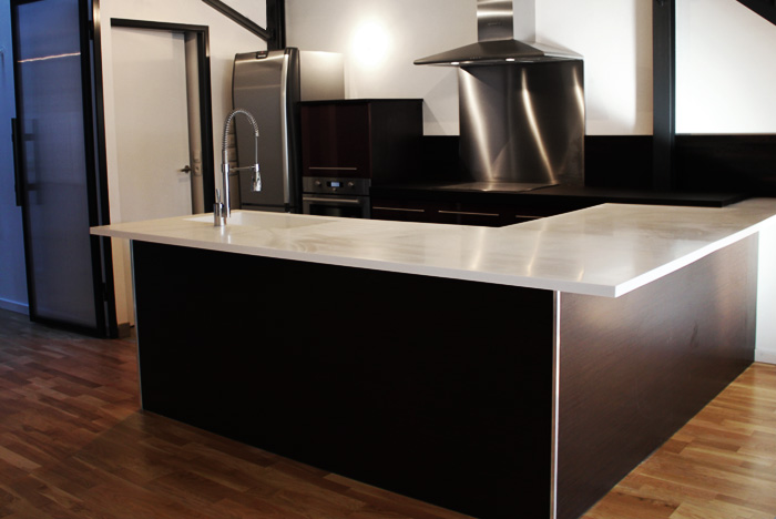 Plan travail cuisine sur mesure