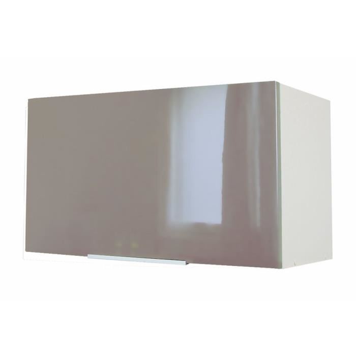 Meuble haut cuisine taupe