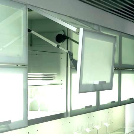 Meuble haut de cuisine en verre