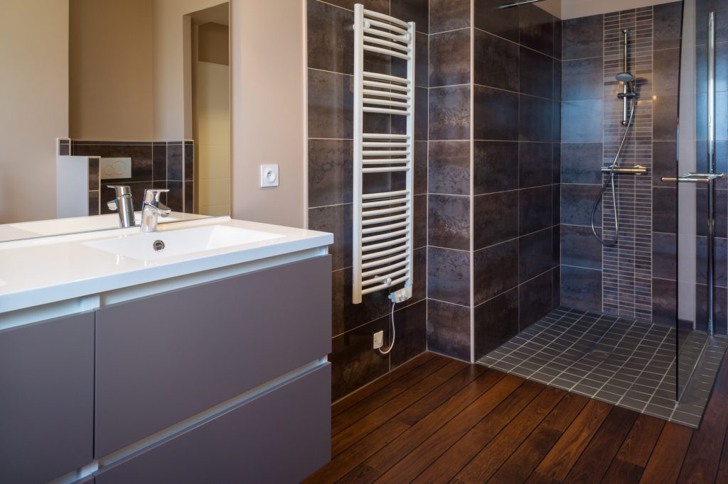 Carrelage salle de bain contemporain