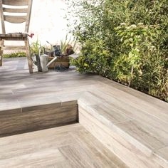 Carrelage effet parquet exterieur