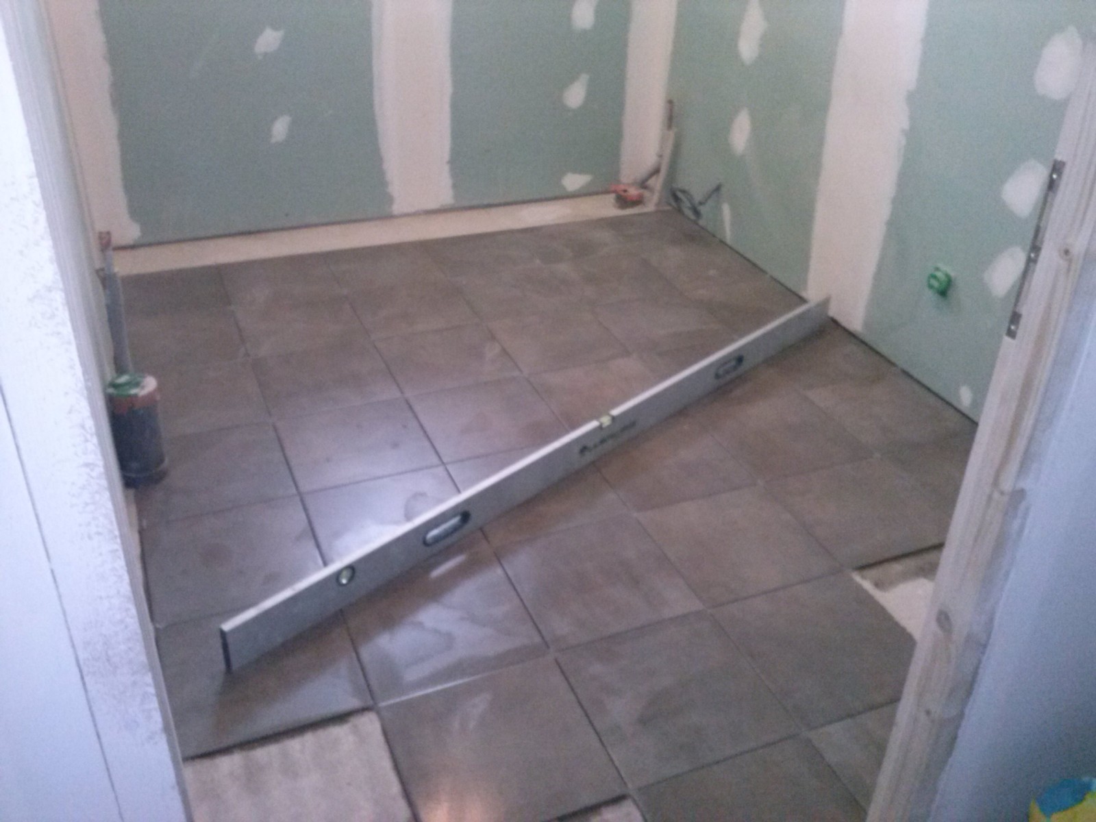 Calepinage carrelage wc