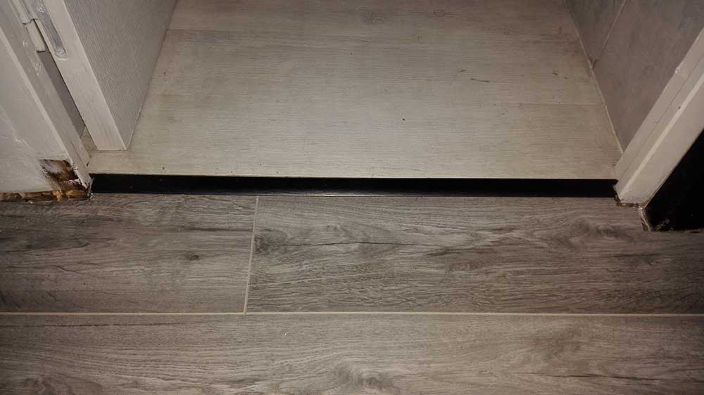 Jonction parquet carrelage hauteur