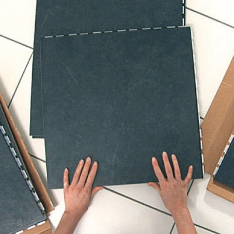 Carrelage vinyl a clipser