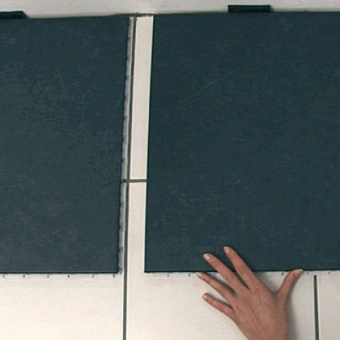 Carrelage pose clipsée