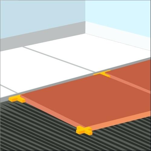 Croisillon carrelage hexagonal