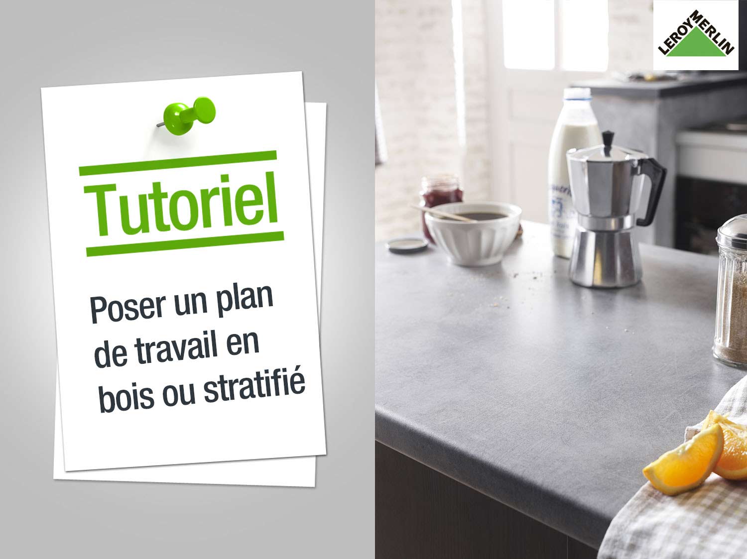 Poser un plan travail cuisine