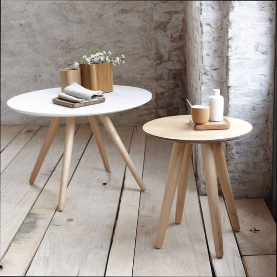 Table basse gigogne potiron