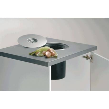 Poubelle cuisine encastrable plan travail