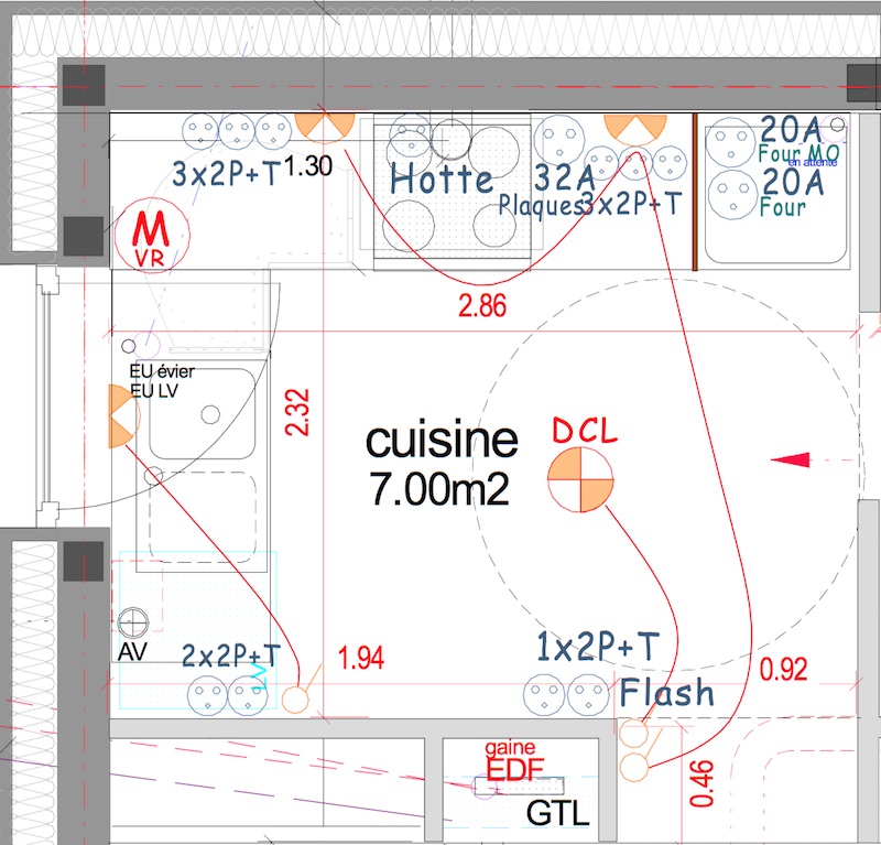 Norme plan technique cuisine
