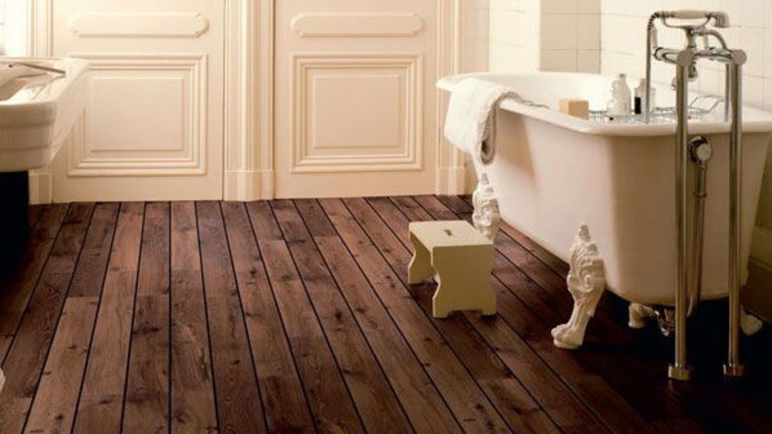 Carrelage imitation bois chausson