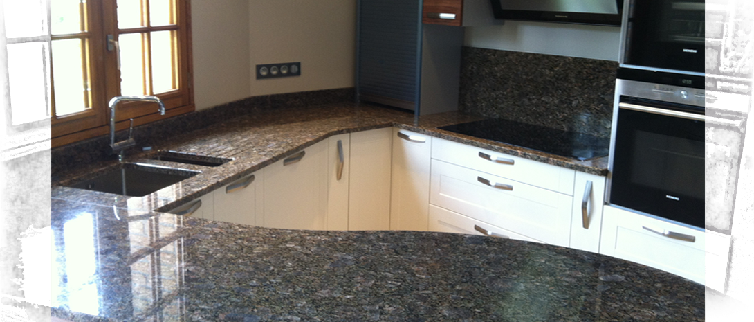 Plan de travail en granit pour cuisine