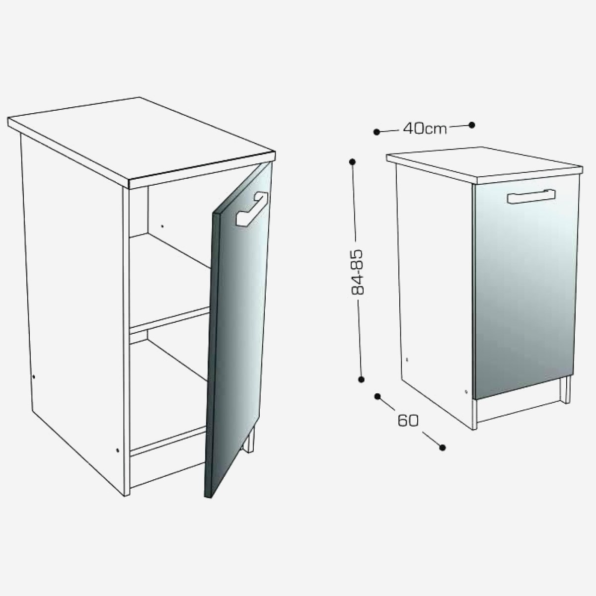Plan de travail cuisine en renovation