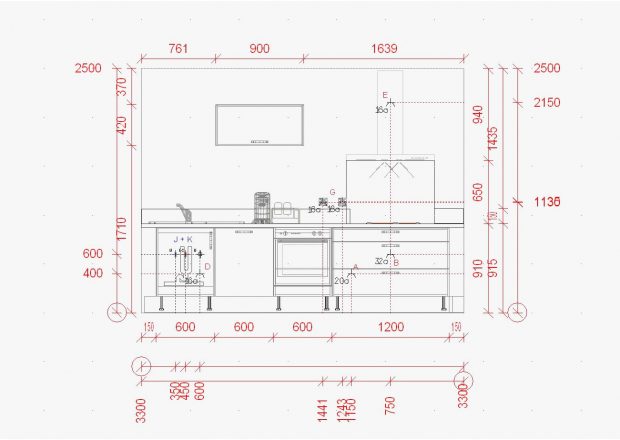 Meuble haut cuisine 20 cm de profondeur