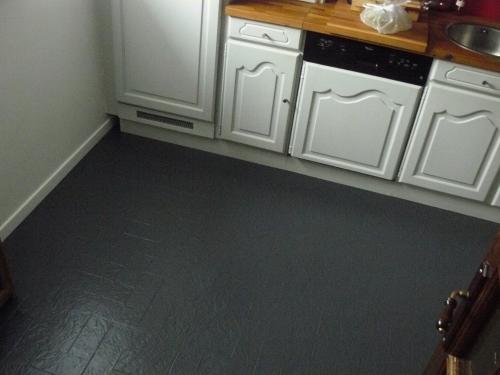 Refaire carrelage sol cuisine