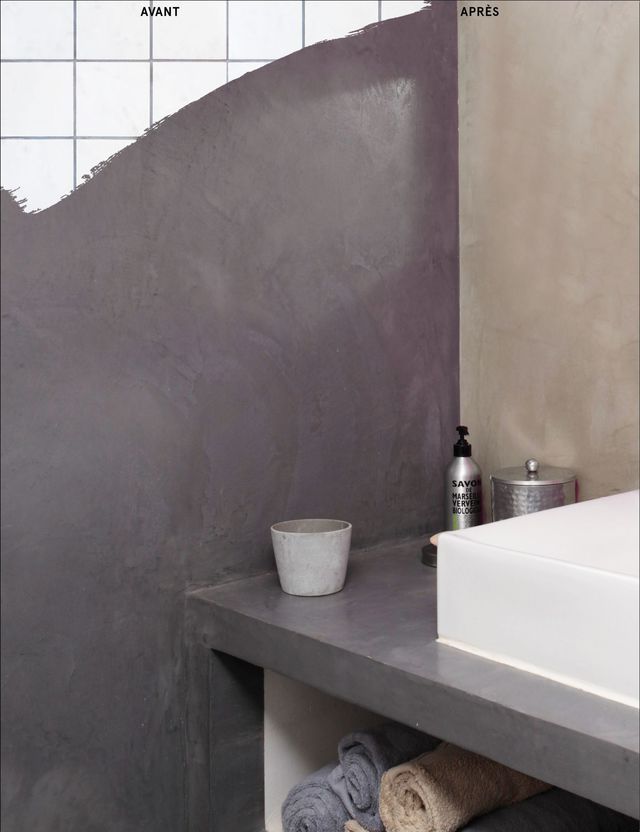 Cacher carrelage baignoire