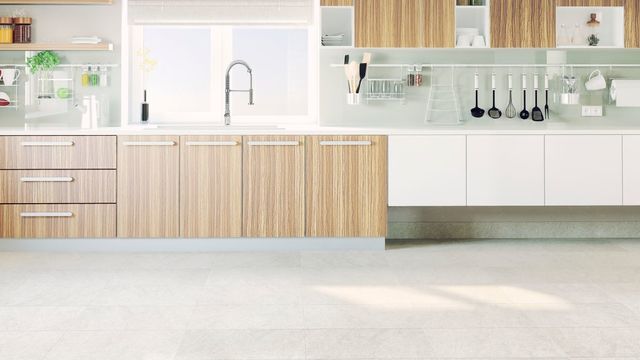 Peindre un plan de travail de cuisine en carrelage