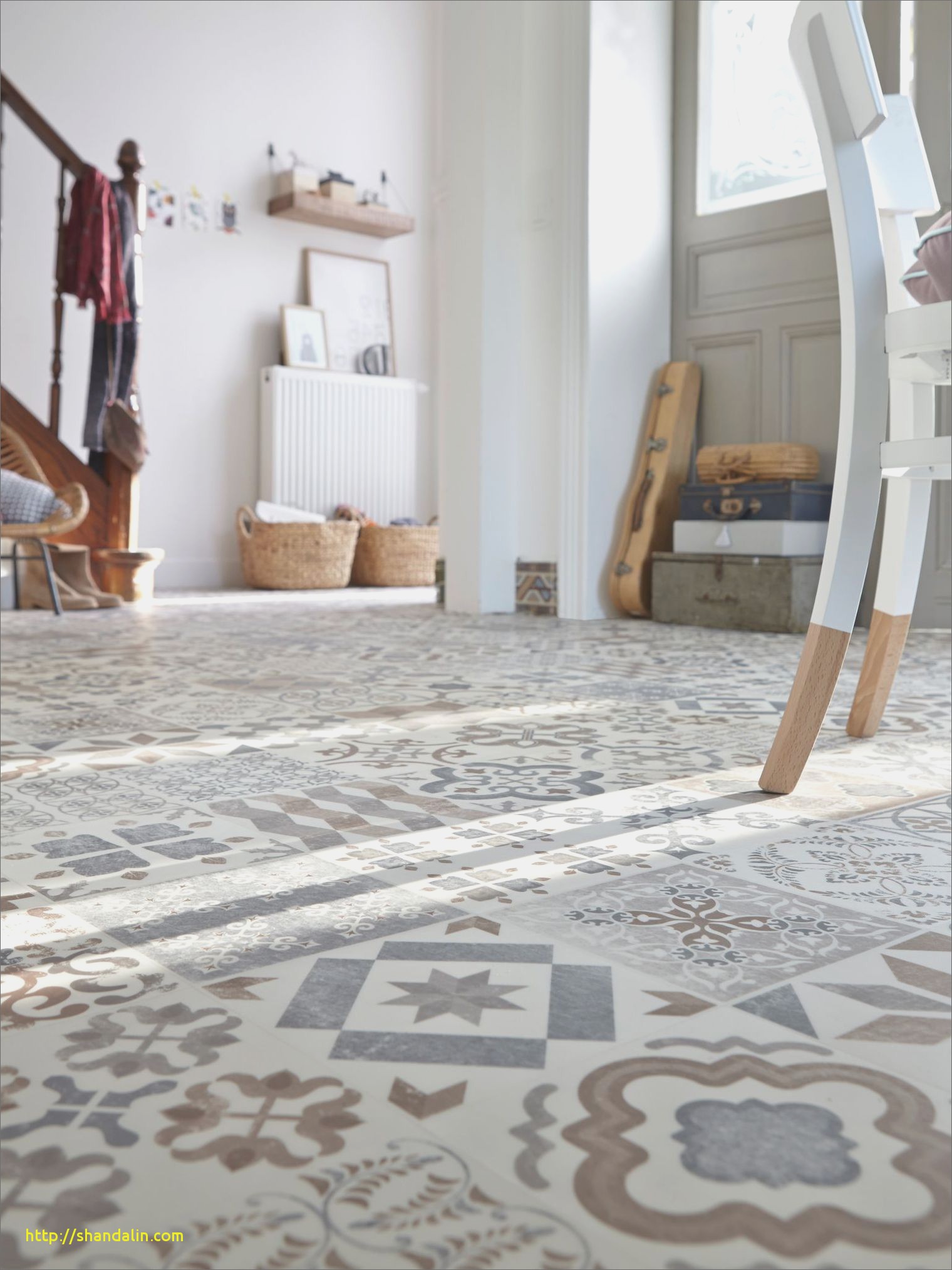 Carrelage rectangulaire sol cuisine