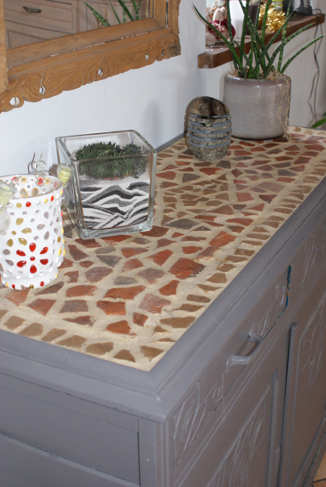 Carrelage mosaique uni