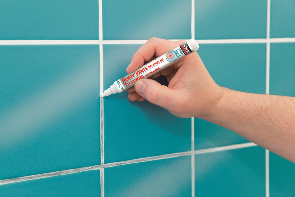 Joint carrelage blanc
