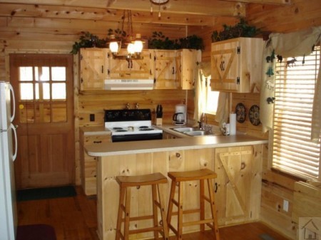 Modele d'armoire de cuisine rustique