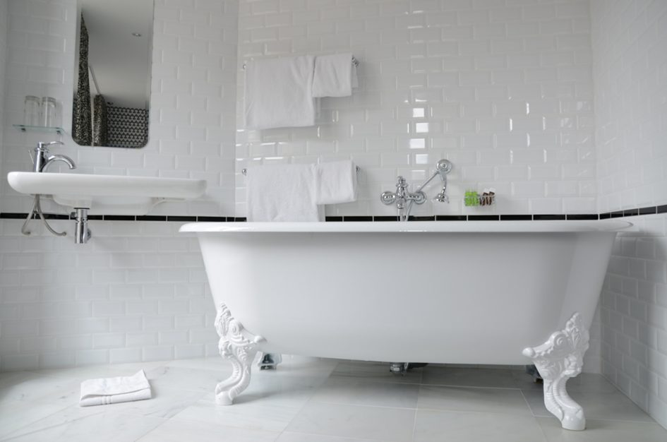 Carrelage blanc brillant bricoman