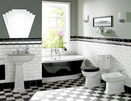 Carrelage metro plinthe