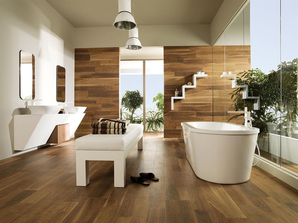 Carrelage plancher bois salle bain