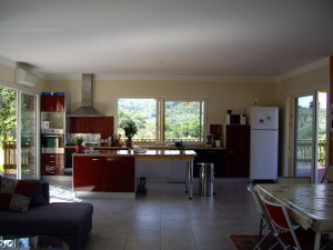 Plan salon cuisine 50m2