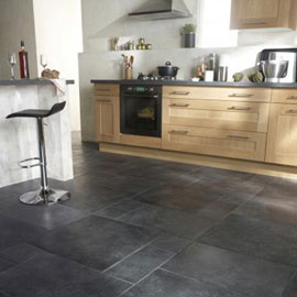 Carrelage joint anthracite