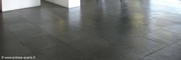 Carrelage ardoise sol interieur
