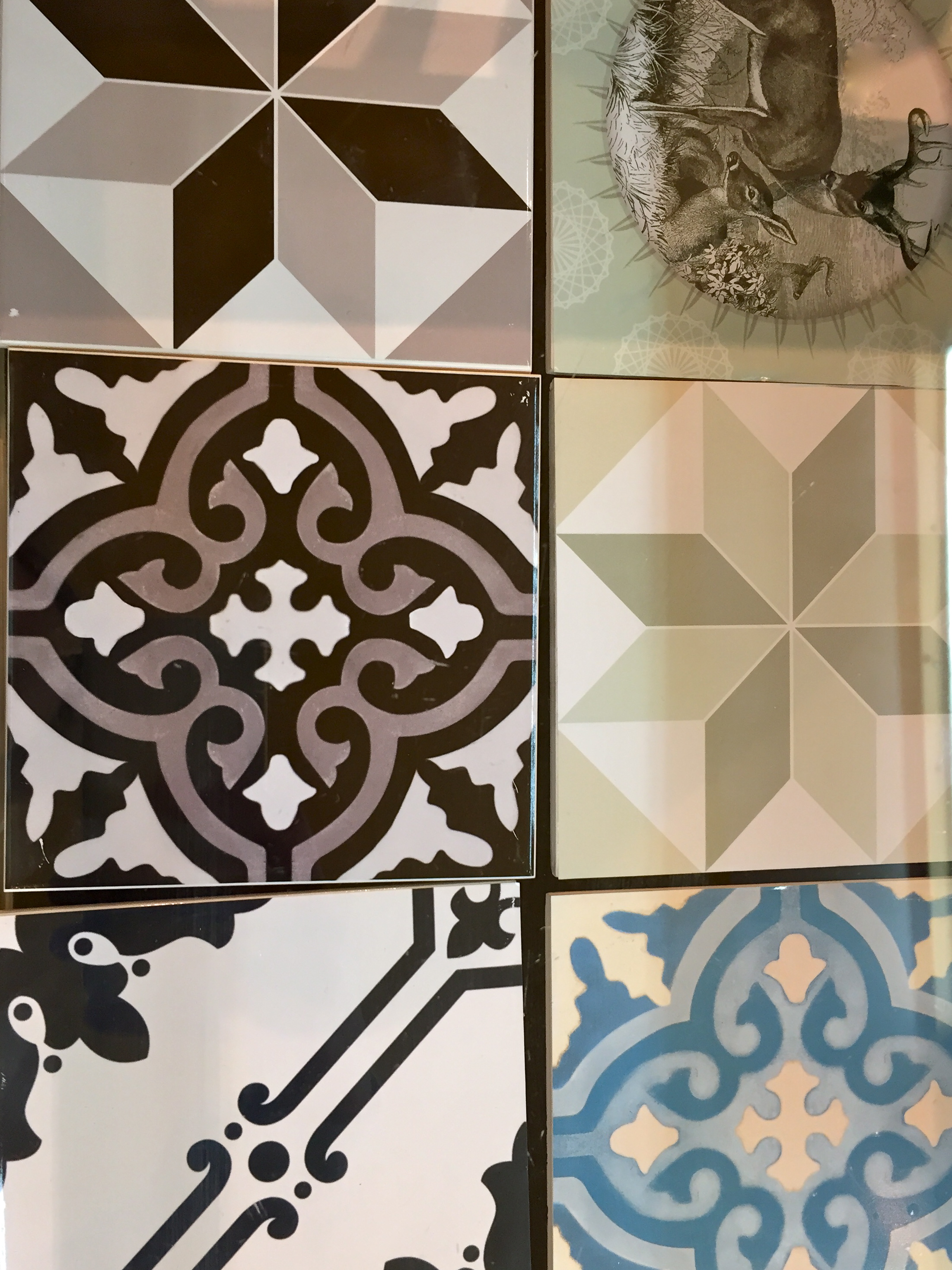 Stickers carrelage carreaux de ciment
