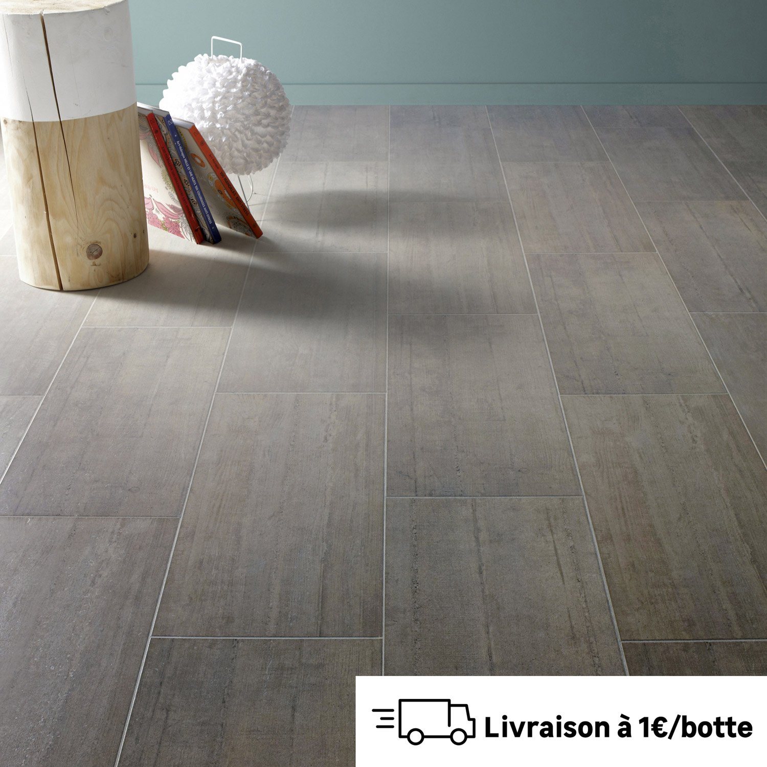 Carrelage lune artens anthracite