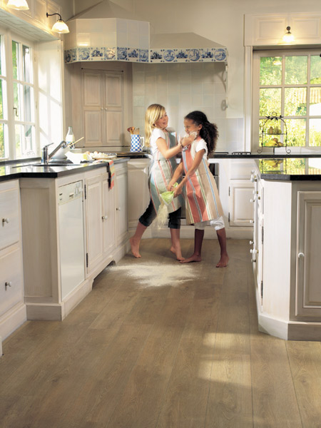 Carrelage sol cuisine imitation parquet