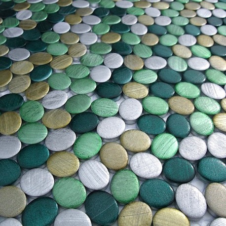 Carrelage mosaique ovale