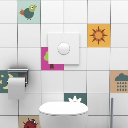Carrelage salle de bain stickers