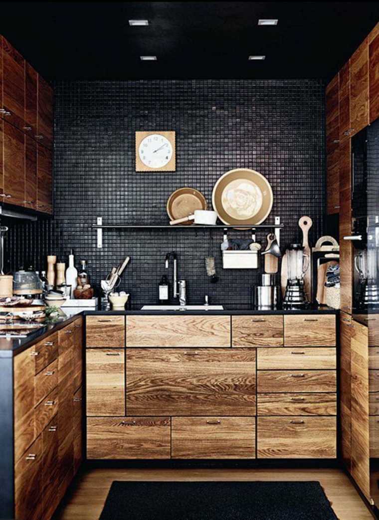 Carrelage brillant mur cuisine