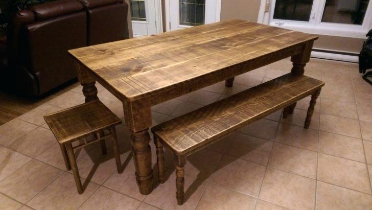 Ensemble de table de cuisine en bois