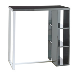Table bar de cuisine avec rangement