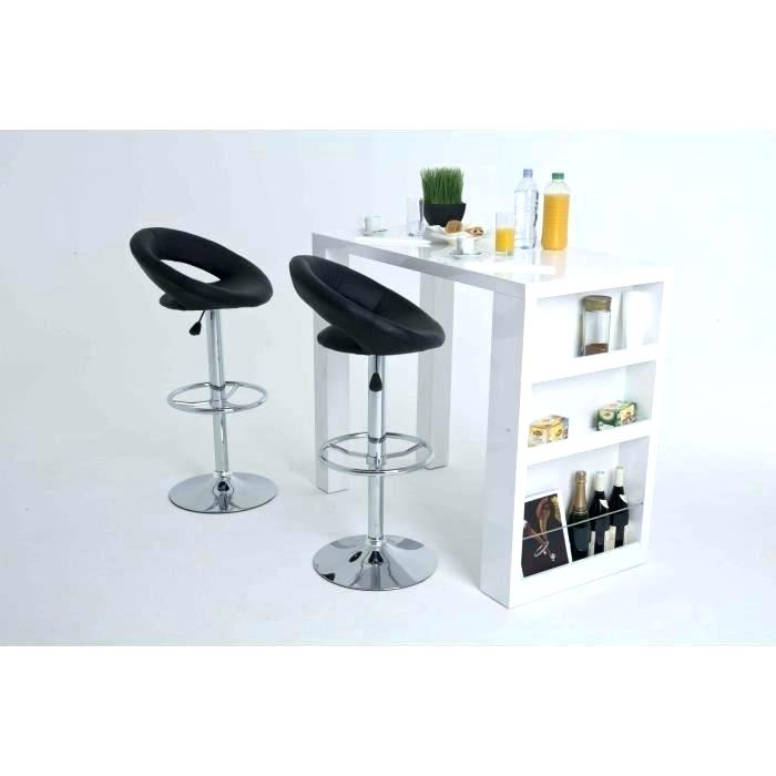 Table haute cuisine blanc