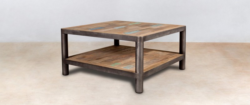 Table basse carrée habitat
