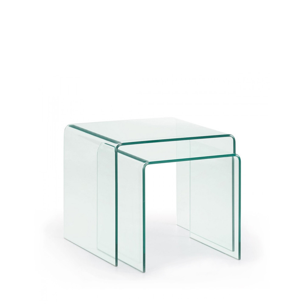 Table basse gigogne polycarbonate
